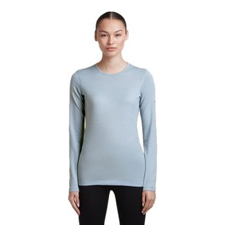 Icebreaker Women's Merino 200 Oasis Crewe - Zinc Blue