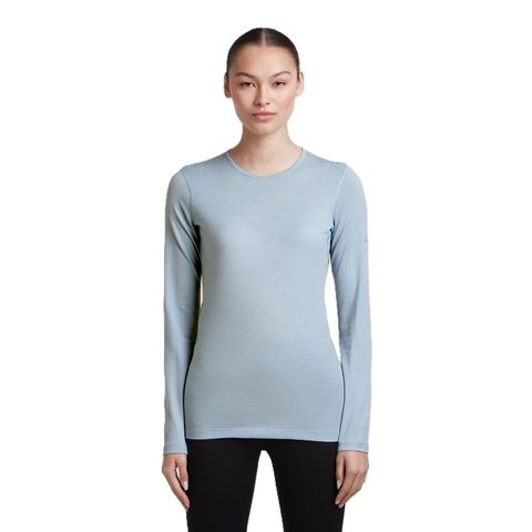 Icebreaker Women's Merino 200 Oasis Crewe - Zinc Blue