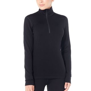 Icebreaker Women's Merino 260 Tech Half Zip - Black