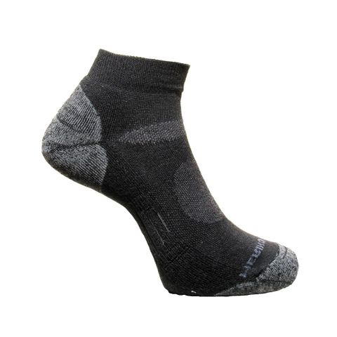 Merino Treads Unisex Airflow Anklet - Black
