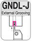 GNDL-J - Grooving & Part Off (Through Coolant)