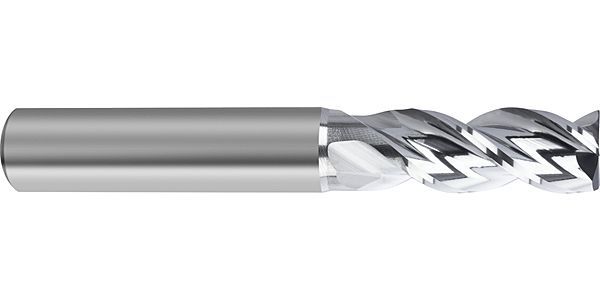 RF100A Variable Helix Endmill with Corner Radius