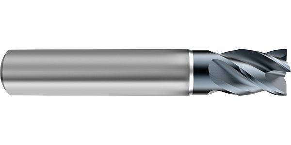 RF100 Sharp Short - 38 Deg Helix - Corner Chamfer