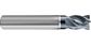 RF100 Sharp Short - 38 Deg Helix - Corner Chamfer