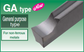 GA Type - For Aluminium