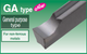 GA Type - For Aluminium