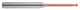 RIB 2 Flute - 30 Deg Helix - Corner Radius
