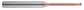 RIB 2 Flute - 30 Deg Helix - Corner Radius