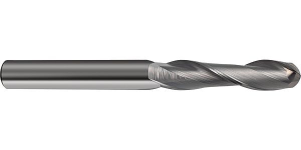 XXL Aluminium 2 Flute Ballnose
