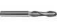 XXL Aluminium 2 Flute Ballnose