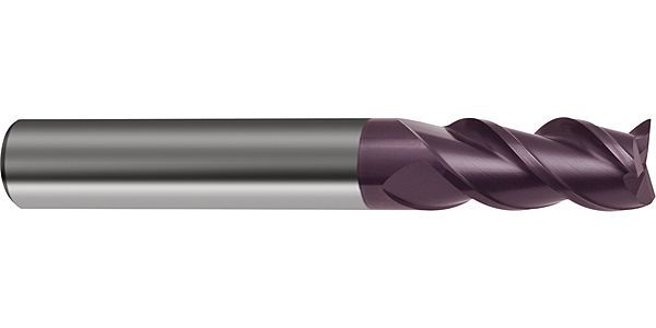 GH100U3 - 45 Deg Helix - Corner Chamfer