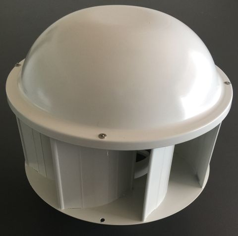 100mm Rotary Ventilator White/Surf Mist