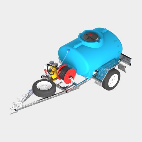 1,000L Water Cart Trailer Unit