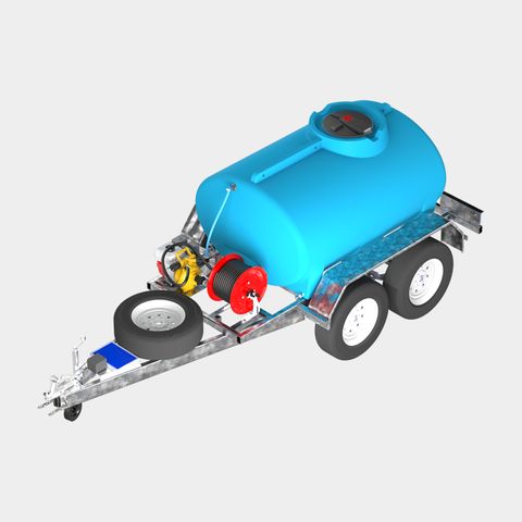 2,000L Water Cart Trailer Unit