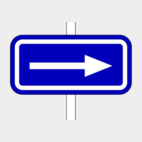 Dump-Ezy Sign Arrow Only