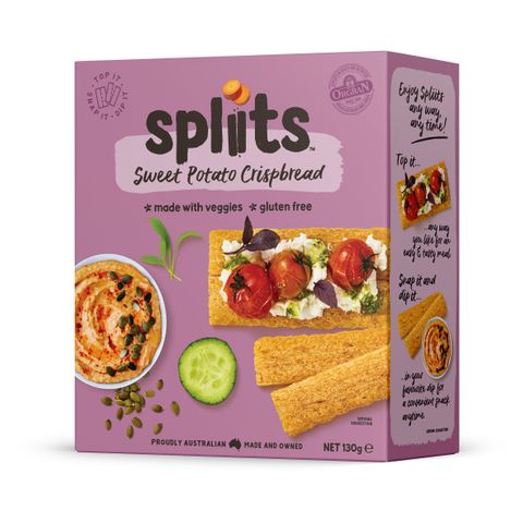 Spliits Crispbread Sweet Potato 130g