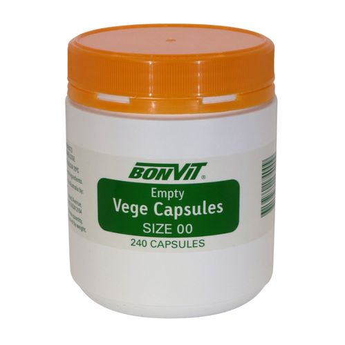 BON Empty Vege Caps Size 00  240 caps