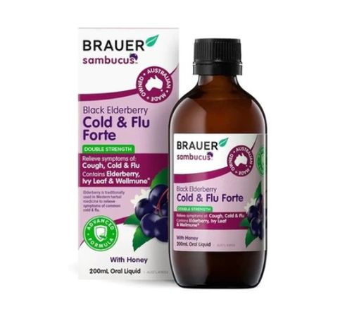 BNM Black Elder Cold & Flu for Adults 200ml