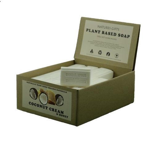 Clover Fields Coconut Cream & Honey Bar Soap (box of 36)