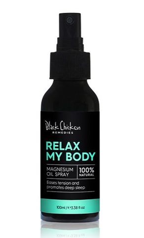 Black Chicken Remedies Relax My Body Magnesium Oil Spray 100ml