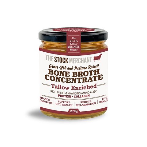The Stock Merchant Grassfed Beef Bone Broth Concentrate Tallow Enriched