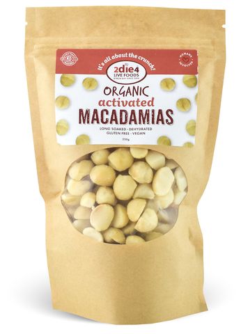 2die4 Activated Organic Macadamias