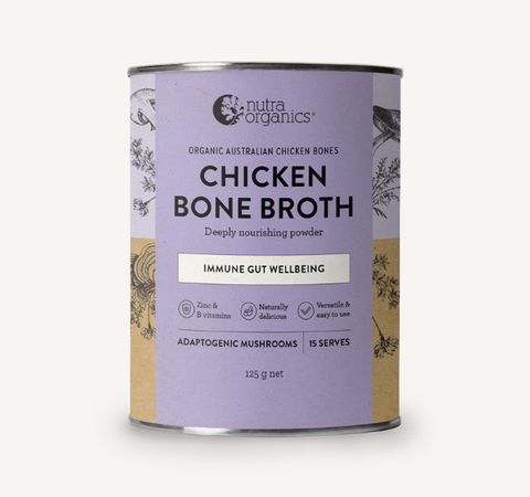 Nutra Organics Chicken Bone Broth Adaptogenic Mushroom 125g