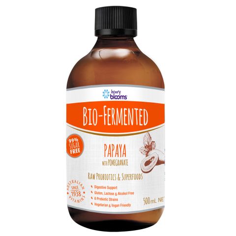 Henry Blooms Bio Fermented Papaya Fruit with Pomegranate 500ml