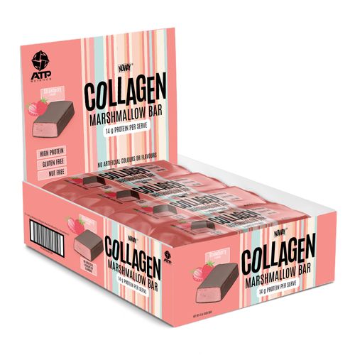 NOWAY Collagen Mallow Bar Strawberry 45g x 12 CDU