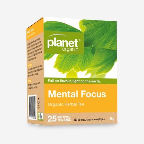 Planet Organic Mental Focus Tea Bags 25s