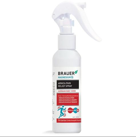 Brauer Magnesium + Arnica Pain Relief Spray 100ml
