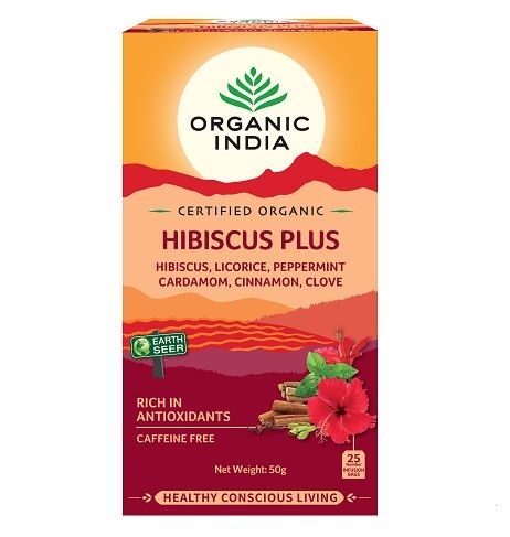 Organic India Hibiscus Plus 25 Tbags
