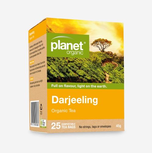 Planet Organic Org Tea Bags 25s Darjeeling