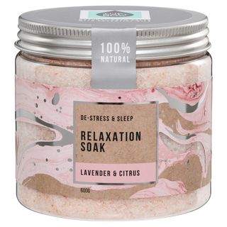 TSB Relaxation Scented Natural Bath Soak 600g Gift Jar