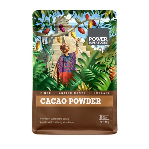 Power Super Foods Certified Organic Cacao Powder