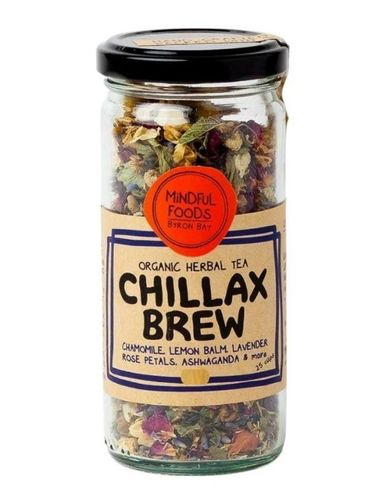 MF Chillax Brew Organic Herbal Tea SML JAR