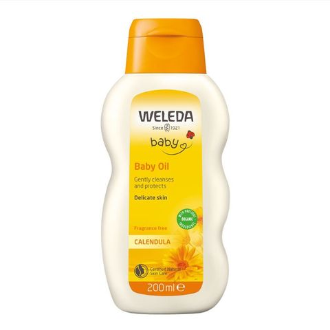 Weleda Calendula Baby Oil Fragrance Free