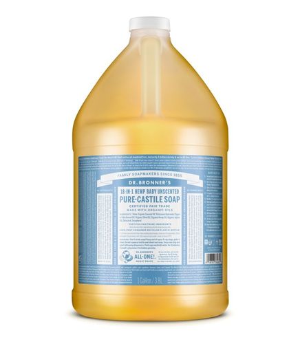 Dr Bronner's 18-in-1 Pure Castile MAGIC SOAP Baby Unscented 3.78L