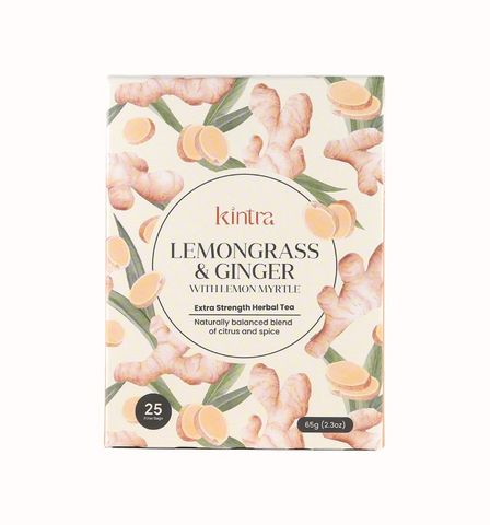 Kintra Foods Lemongrass & Ginger with Lemon Myrtle 25 Teabags