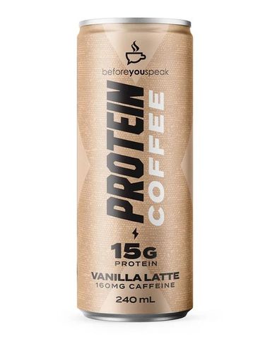 Beforeyouspeak Protein Coffee Vanilla Latte 240ml - Carton of 12