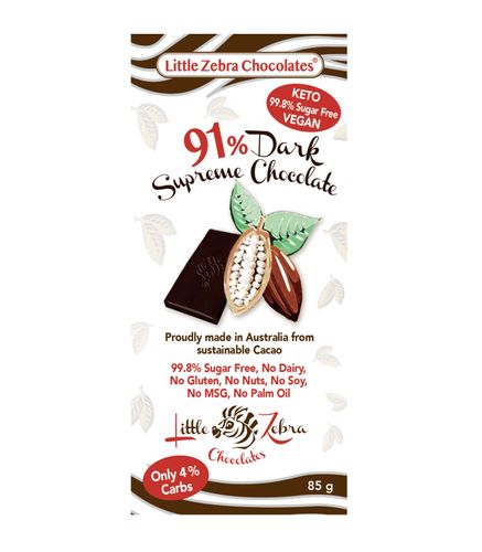 LZC 91% Dark Supreme Chocolate 85g x 12 CDU