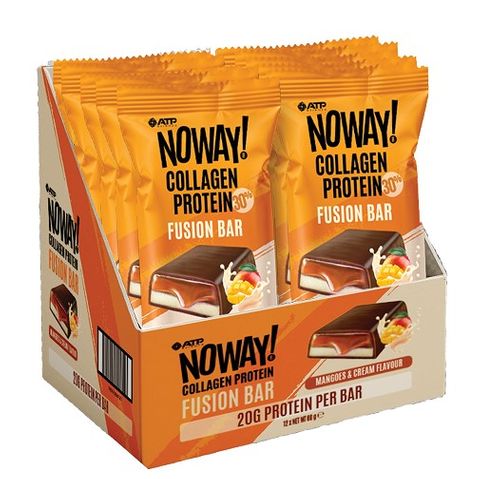 NOWAY Collagen Fusion Bar Mango & Cream 60g - Box of 12