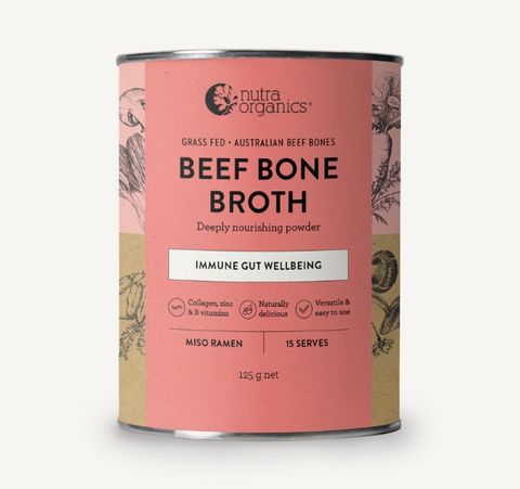Nutra Organics Beef Bone Broth Miso Ramen 125g