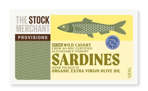 The Stock Merchant MSC Sardines in Extra Virgin Olive Oil 120g