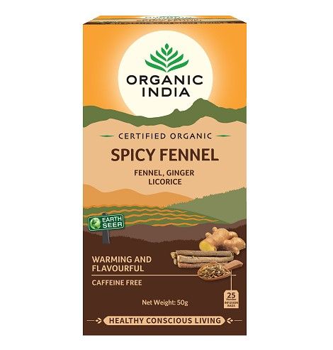 Organic India Spicy Fennel 25 Tbags