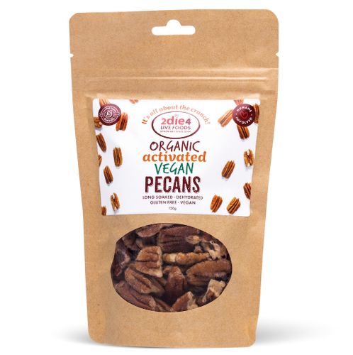 2Die4 Activated Org Vegan Pecans 120g