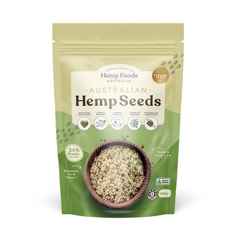 Hemp Foods Australia Australian Grown Hemp Seed 800g