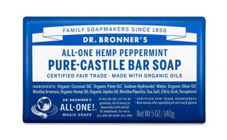 Dr Bronner's 18-in-1 Pure Castile MAGIC BAR SOAP Peppermint 140g
