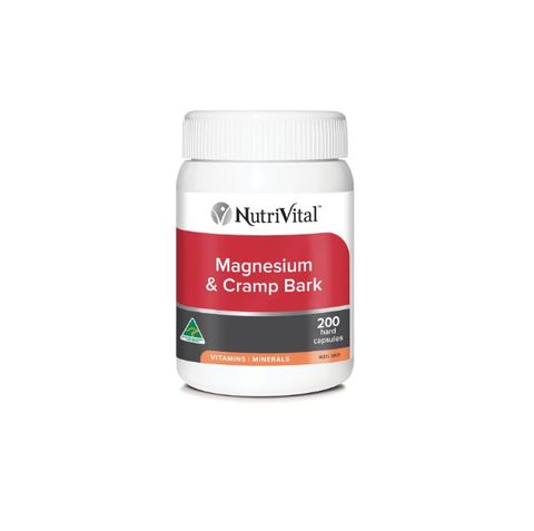 NutriVital Magnesium & Cramp Bark Capsules