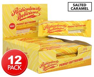 RD Peanut Butter Bar Salted Caramel 50g Box of 12
